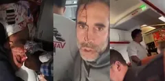 以色列恐怖袭击事件 迪拜航空FZ1073航班驾驶舱内发生持械冲突 现场画面全程曝光
